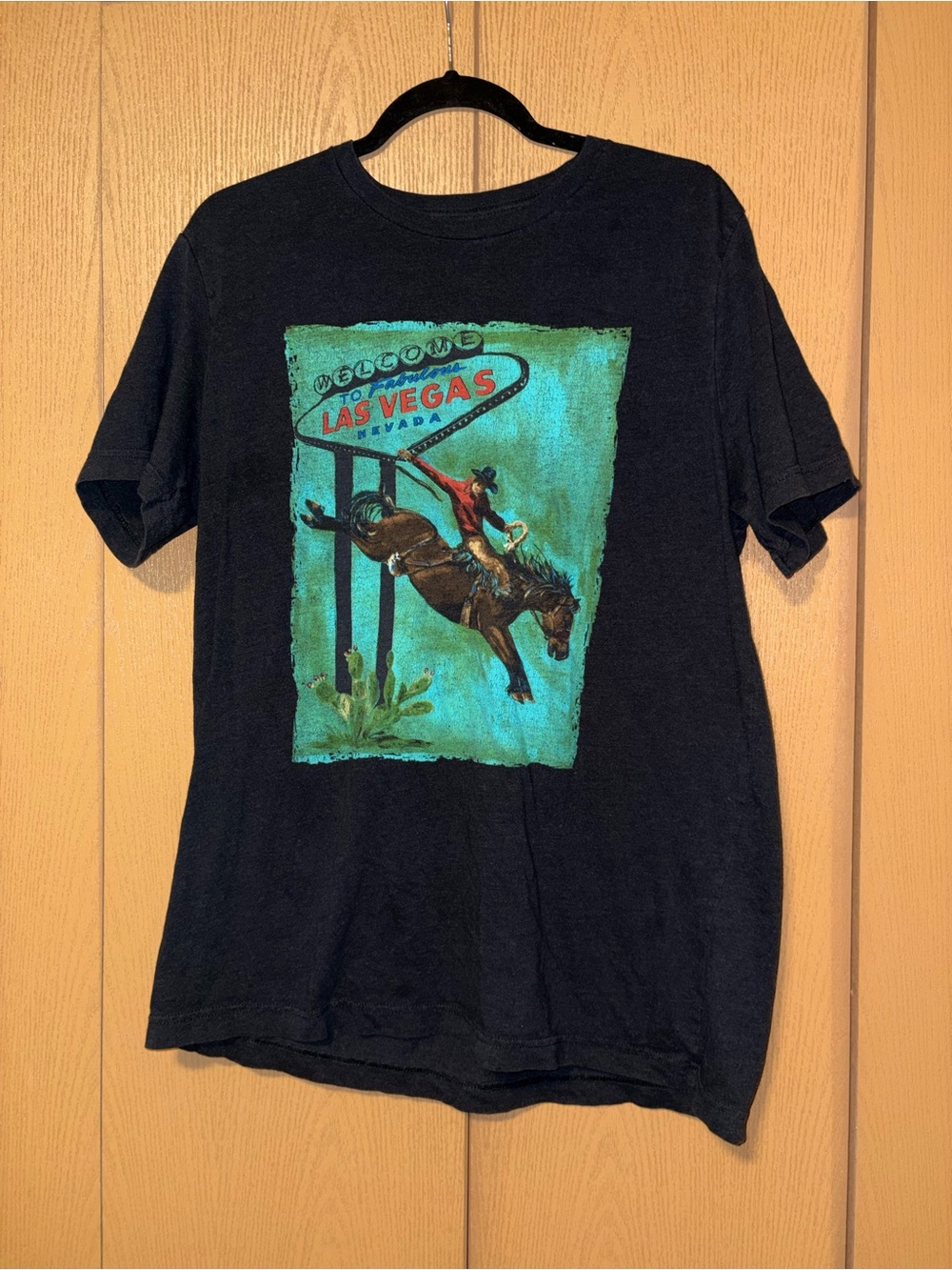 Women’s Turquoise Las Vegas Bronco Graphic